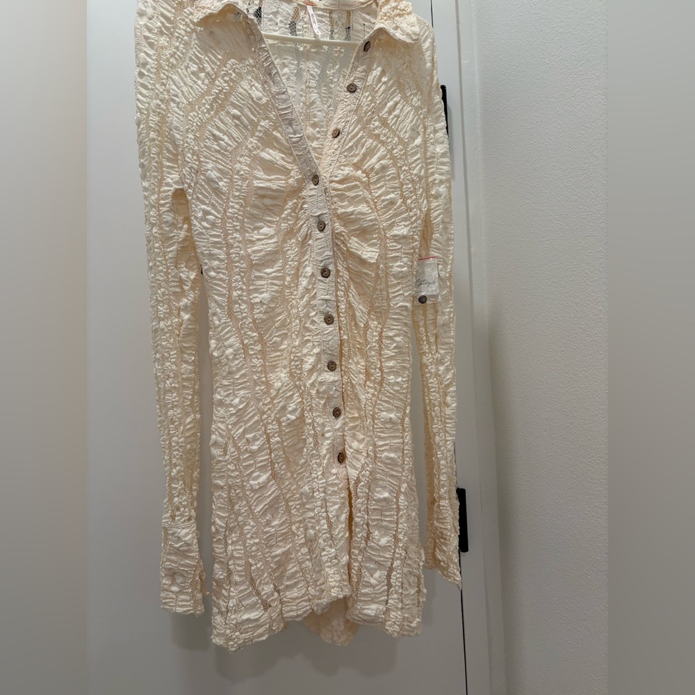 Free People Shayla Lace Mini Dress
